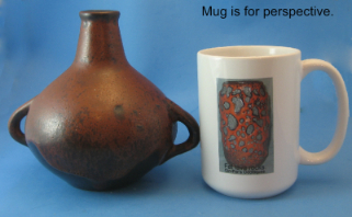 Ceramano West German Pottery Vase 274,
                      Dolomit Glaze